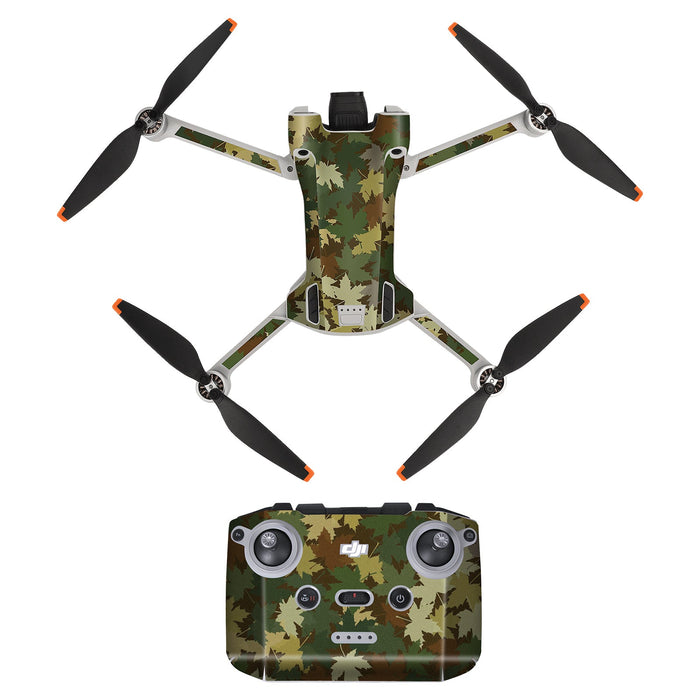 Stickerset - Maple Camo - Mini 3 Pro en RC-N1 Controller