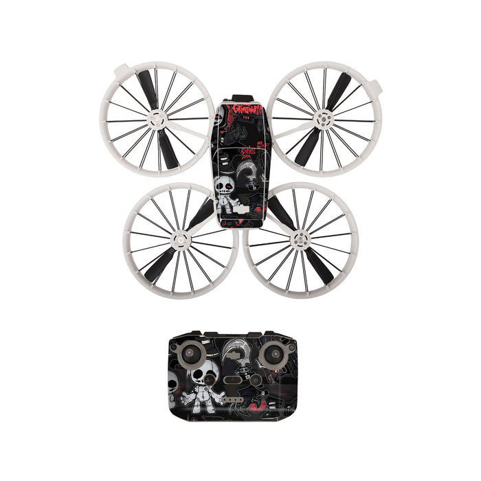 Stickerset - Skeleton Corps - DJI Flip met RC-N3 Controller