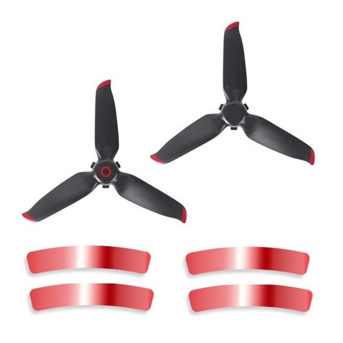 Quick Release Propellers - 2 Paar - DJI FPV - Rode Punt