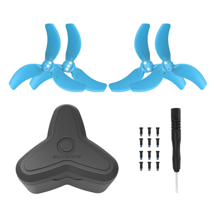 Propellers en Propellerbox Combo - 4 paar - DJI Avata 2 - Blauw
