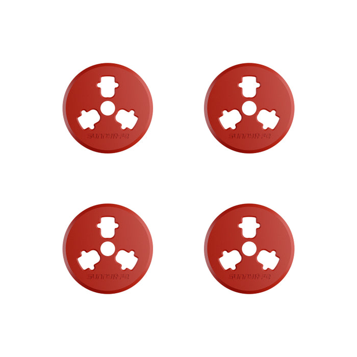 Propeller Motorbeschermers - 4 Kapjes - Rood - DJI Air 3/3S/Mavic 3 Pro/Classic