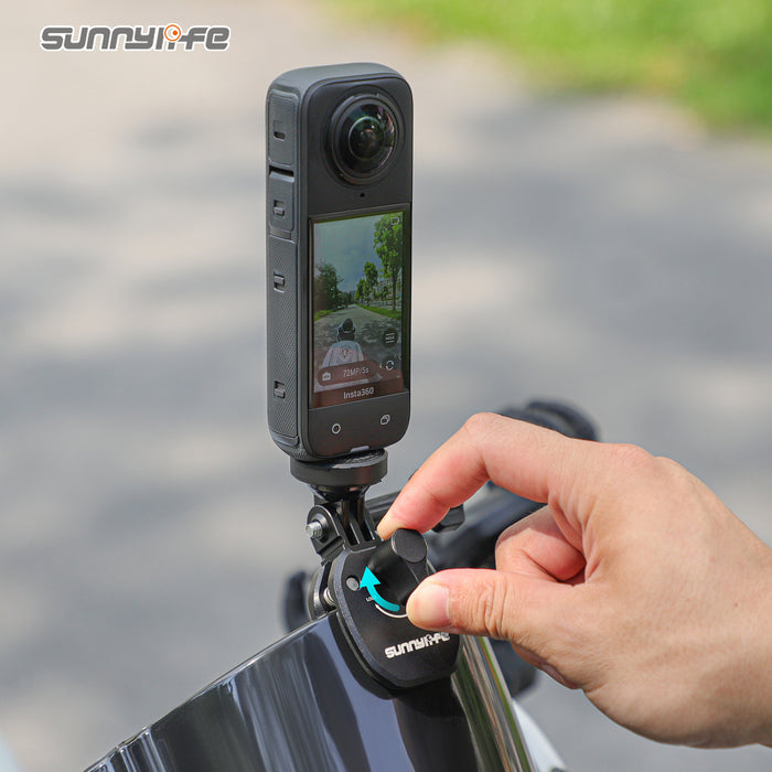 Aluminium Motorfiets Windscherm‑Klem voor Actiecamera’s
