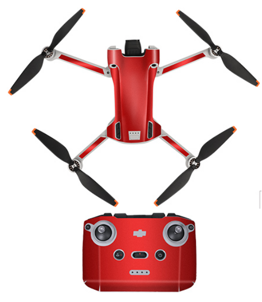 Stickerset - Bright Red - Mini 3 Pro en RC-N1 Controller
