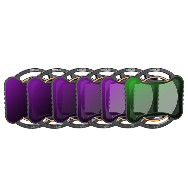 Filterset 6 Stuks - CPL/ND8/ND16/ND32/ND64/ND256 - DJI Avata 2