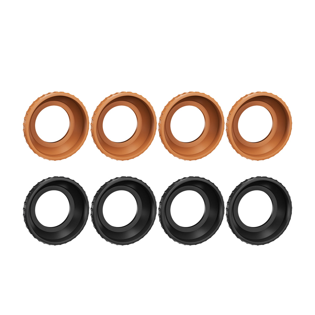 Propeller Motorbeschermers - 4 Oranje Kapjes en 4 Zwarte Kapjes - DJI Avata 2