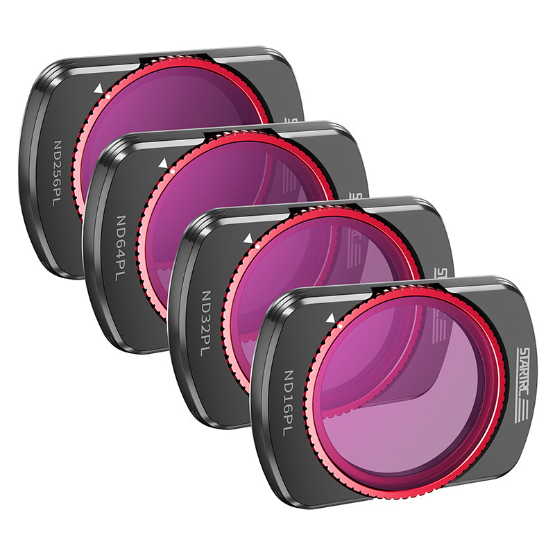 ND/PL Filterset - 4 Stuks - ND16PL/ND32PL/ND64PL/ND256PL - DJI Pocket 3