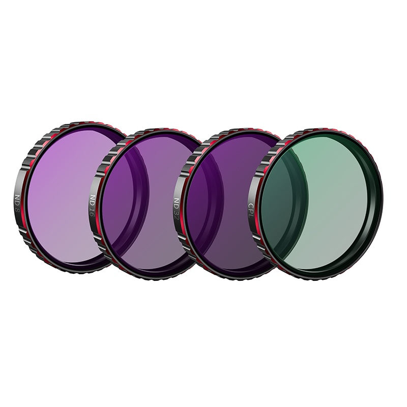 Filterset 4 Stuks - CPL/ND8/ND16/ND32 - DJI OSMO Action 5 Pro/4/3