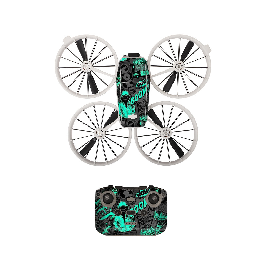 Stickerset - Cap Man - DJI Flip met RC-N3 Controller