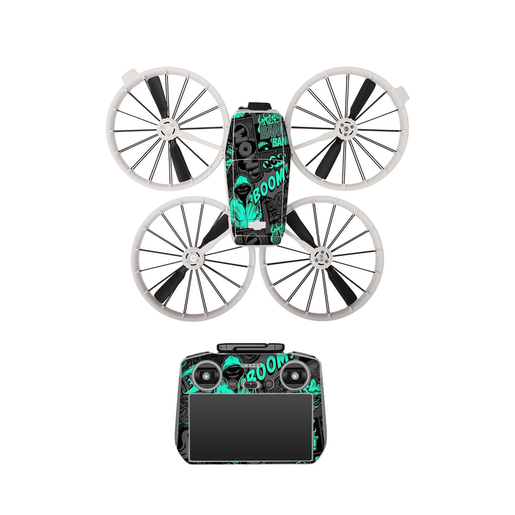 Stickerset - Cap Man - DJI Flip met RC 2 Controller