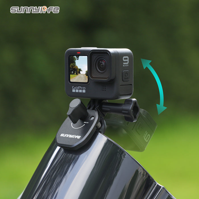 Aluminium Motorfiets Windscherm‑Klem voor Actiecamera’s