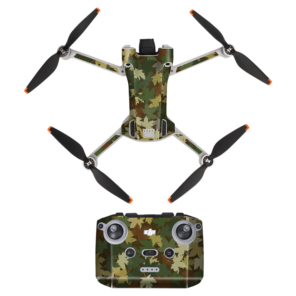 Stickerset - Maple Camo - Mini 3 Pro en RC-N1 Controller