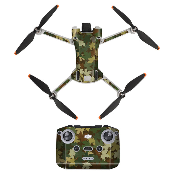 Stickerset - Maple Camo - Mini 3 Pro en RC-N1 Controller
