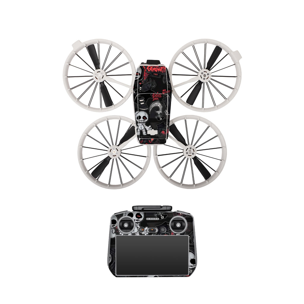 Stickerset - Skeleton Corps - DJI Flip met RC 2 Controller