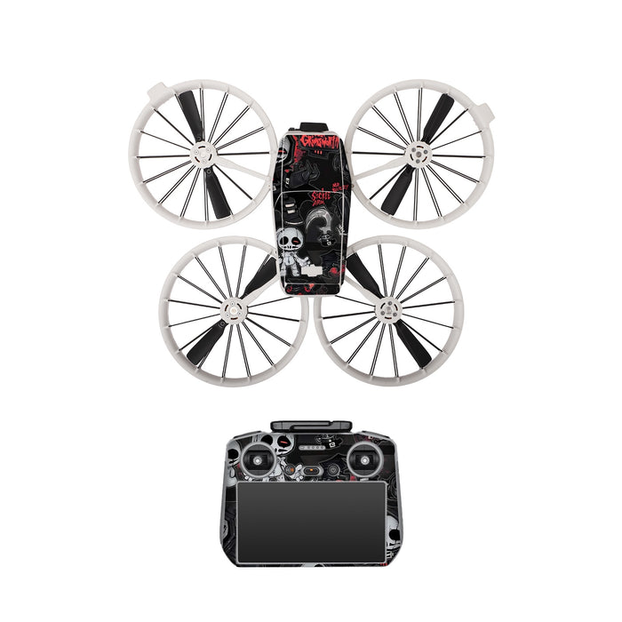 Stickerset - Skeleton Corps - DJI Flip met RC 2 Controller