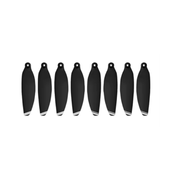 Low Noise Propellers - DJI Mini 2/SE - 8 stuks - Zwart Zilver