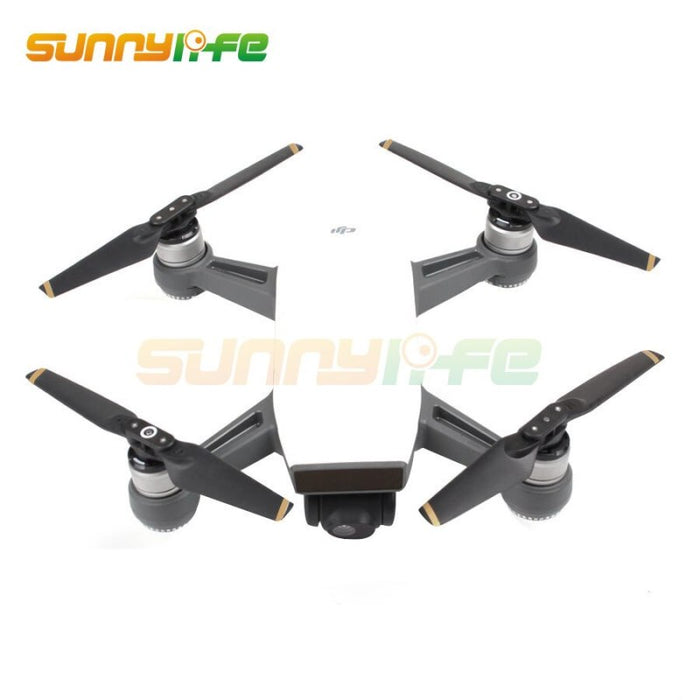 Propellers - 2 Paar - DJI Spark - Zwart met Gouden Punt