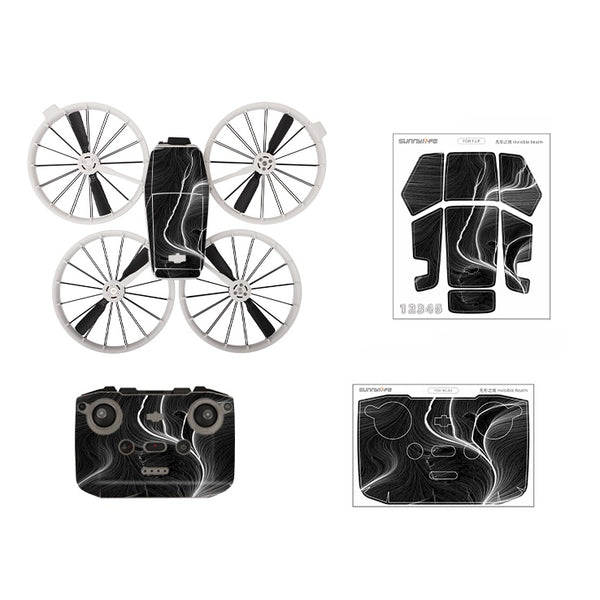 Stickerset - Invisble Realm - DJI Flip met RC-N3 Controller