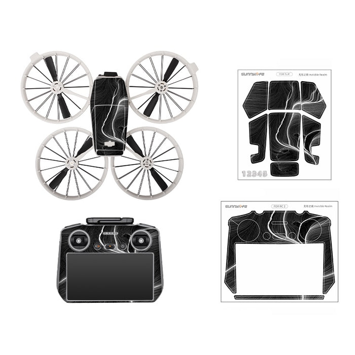 Stickerset - Invisible Realm - DJI Flip met RC 2 Controller