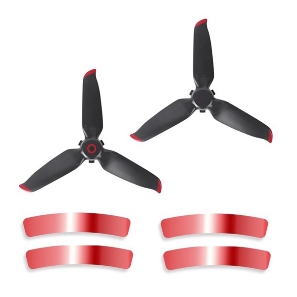 Quick Release Propellers - 2 Paar - DJI FPV - Rode Punt