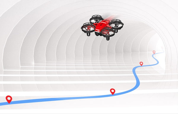 HS420 Mini Drone met Camera 1080P - Rood