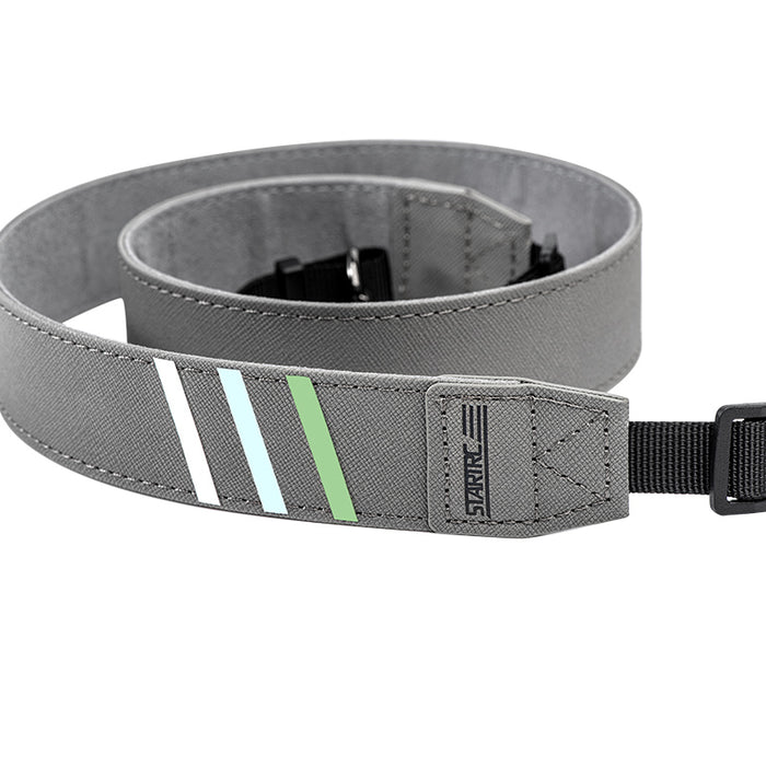 Lanyard - Grijs met Groene Strepen - Universeel voor Controllers met Bevestigingspunten