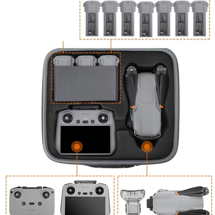 Case - DJI Air 3/3S - 7 Accu's