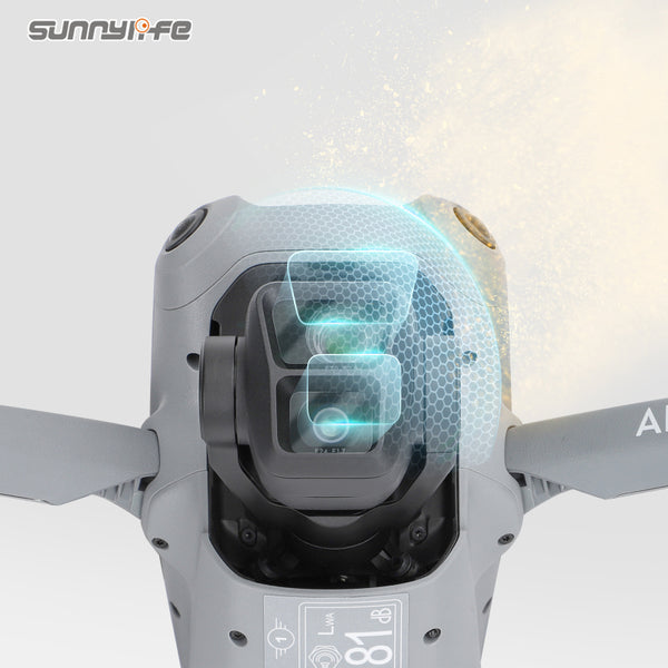 Beschermplaatjes voor Drone Lens - Voor DJI Air 3 - 2 Stuks