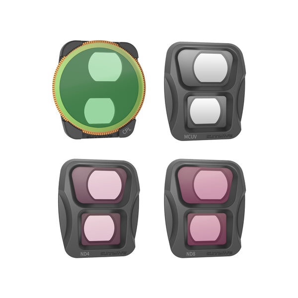 Sunnylife Filterset 4 Stuks - MCUV/CPL/ND4/ND8 - DJI Air 3