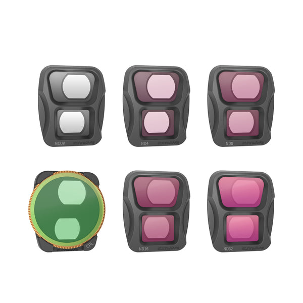 Sunnylife Filterset 6 Stuks - MCUV/CPL/ND4/ND8/ND16/ND32 - DJI Air 3