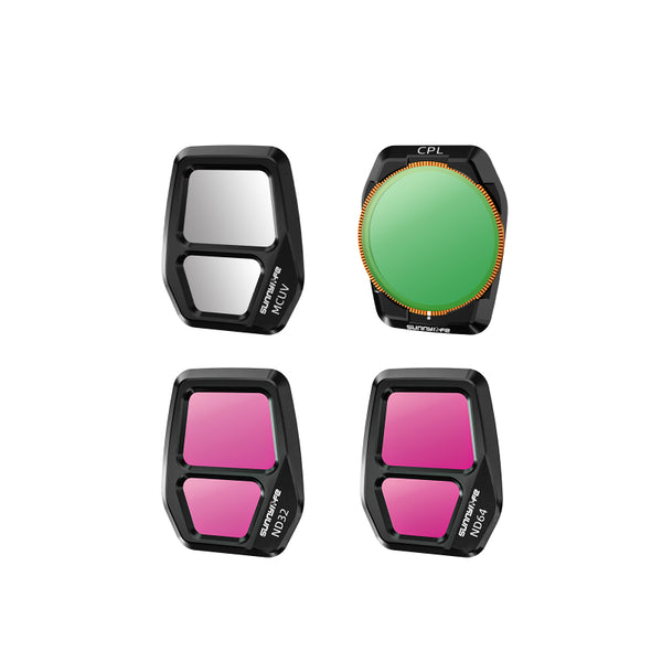 Sunnylife Filterset 4 Stuks - MCUV/CPL/ND32/ND64 - DJI Air 3S