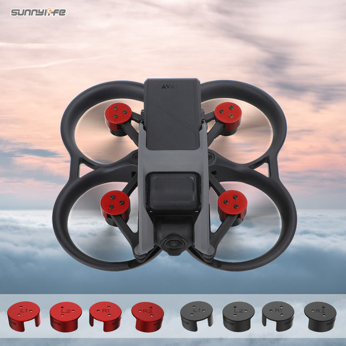 Propeller Motorbeschermers - 4 Kapjes - Rood - DJI Avata