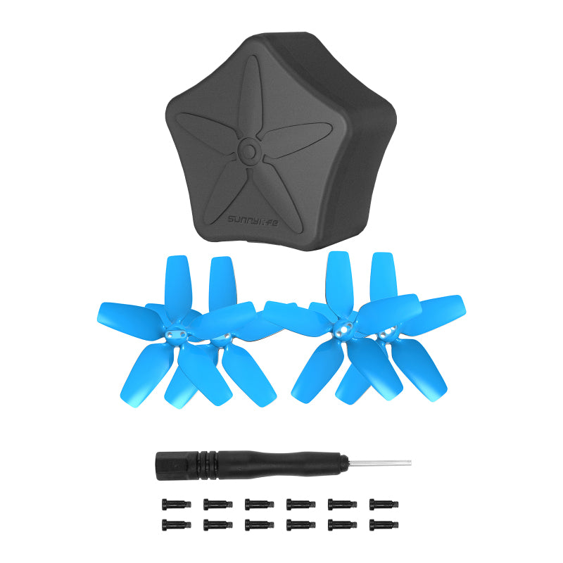 Propellers en Propellerbox Combo - 4 paar - DJI Avata - Blauw
