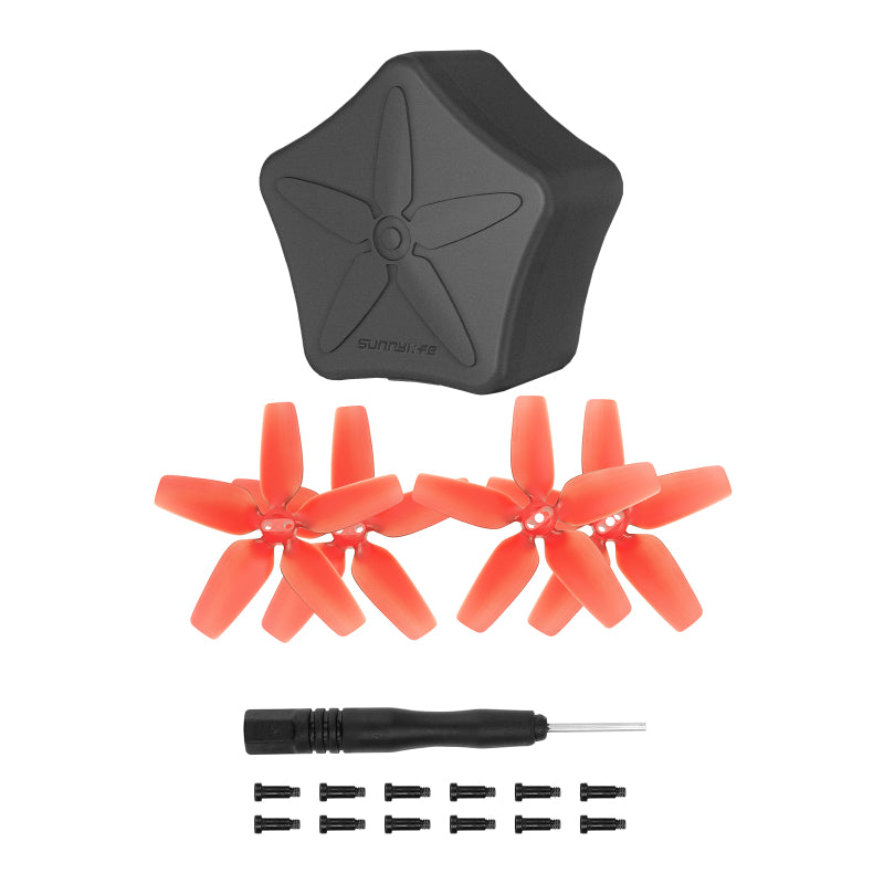 Propellers en Propellerbox Combo - 4 paar - DJI Avata - Rood