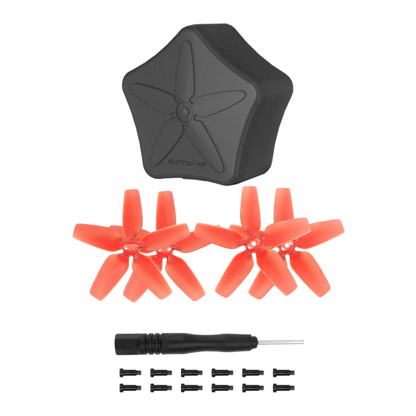 Propellers en Propellerbox Combo - 4 paar - DJI Avata - Rood