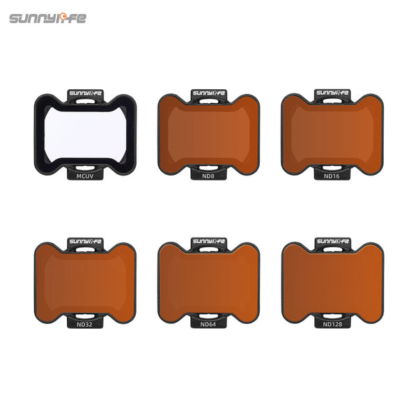 Sunnylife Filterset 6 Stuks - MCUV/ND8/ND16/ND32/ND64/ND128 - DJI Avata 2 - Ultra Light