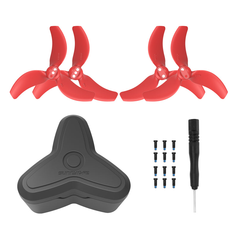 Propellers en Propellerbox Combo - 4 paar - DJI Avata 2 - Rood