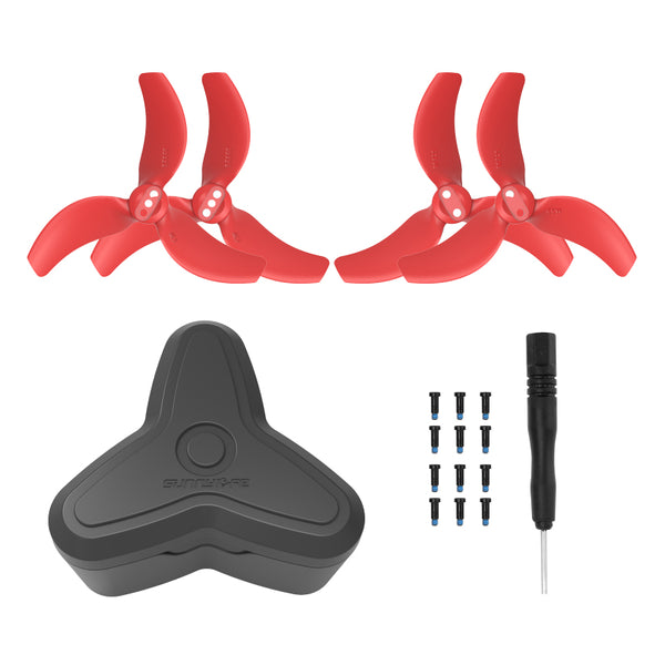 Propellers en Propellerbox Combo - 4 paar - DJI Avata 2 - Rood