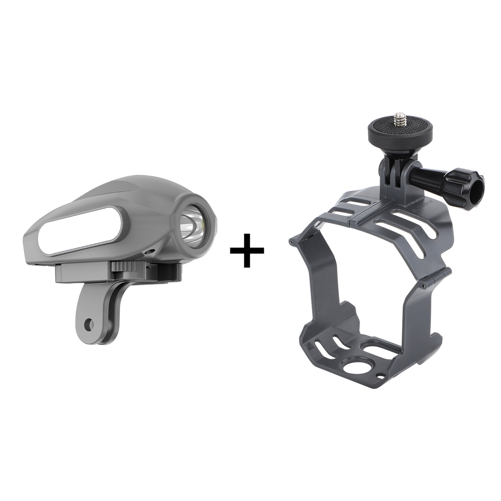 Adapter en Verlichting - Voor DJI Mavic 3/Pro/Classic - Te gebruiken met Insta360 X3/ OSMO ACTION 3/ ACTION 2/ GoPro 11