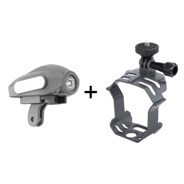 Adapter en Verlichting - Voor DJI Mavic 3/Pro/Classic - Te gebruiken met Insta360 X3/ OSMO ACTION 3/ ACTION 2/ GoPro 11