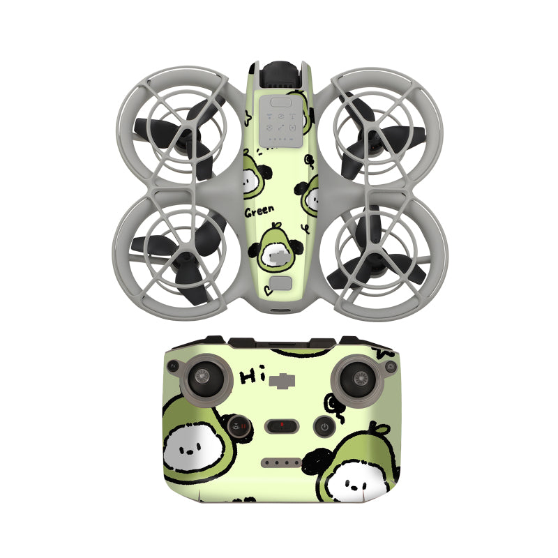 Stickerset - Green Puppy - DJI NEO