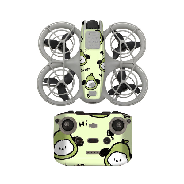 Stickerset - Green Puppy - DJI NEO