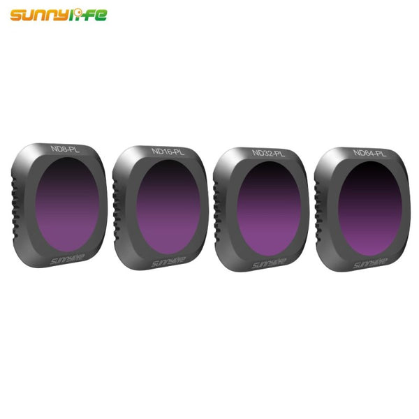 Sunnylife NDPL Filterset 4 Stuks - ND8PL/ND16PL/ND32PL/ND64PL - DJI Mavic 2 Pro