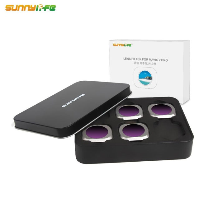 Sunnylife NDPL Filterset 4 Stuks - ND8PL/ND16PL/ND32PL/ND64PL - DJI Mavic 2 Pro
