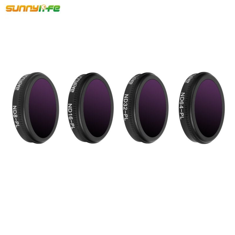 Sunnylife NDPL Filterset 4 Stuks - ND8PL/ND16PL/ND32PL/ND64PL - DJI Mavic 2 Zoom