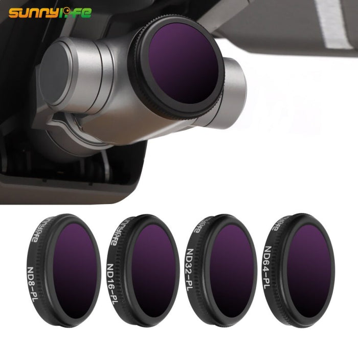 Sunnylife NDPL Filterset 4 Stuks - ND8PL/ND16PL/ND32PL/ND64PL - DJI Mavic 2 Zoom