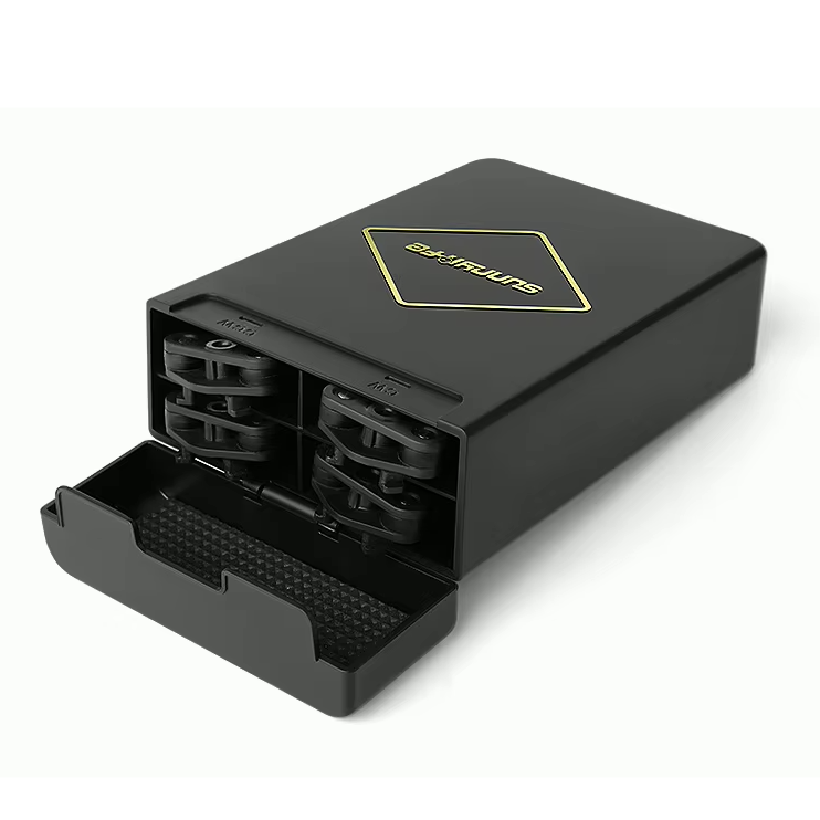 Propellers en Propellerbox Combo - 4 paar - DJI Mavic 3/3 Classic/3 Pro - Zilveren Punt
