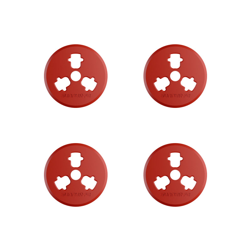 Propeller Motorbeschermers - 4 Kapjes - Rood - DJI Air 3/3S/Mavic 3 Pro/Classic