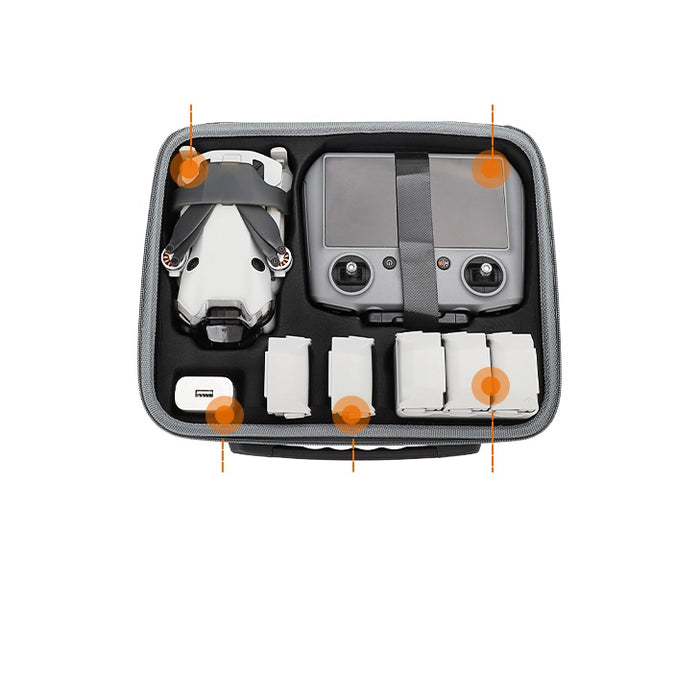 Case - DJI Mini 4 Pro - Voor 6 Accu's