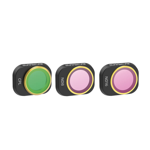 Sunnylife Filterset 3 Stuks CPL/ND8/ND16 - DJI Mini 4 Pro
