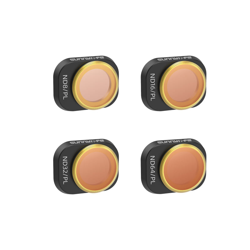 Sunnylife ND/PL Filterset 4 Stuks - Aanpasbaar - ND8PL/ND16PL/ND32PL/ND64PL - DJI Mini 4 Pro